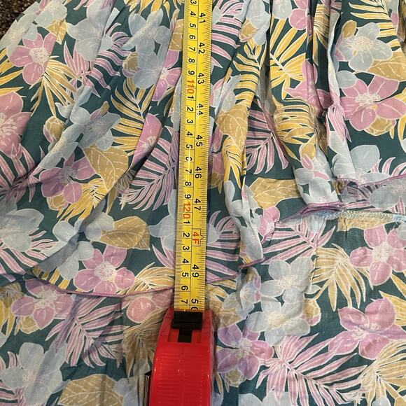 Tiare Hawaii New Moon Maxi Dress Floral Print One Size M/L Tropics Tosca - Picture 12 of 13